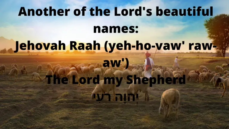Jehovah Ra'ah